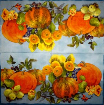 037 Kürbis - 3-lagig (orange) - Ihr